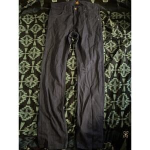Lee Alife/Shop Art Museum Mens Jeans 30x32 striped pants USA denim